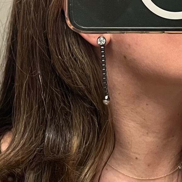 Ann Taylor Chain Drop Earrings - Picture 6 of 7